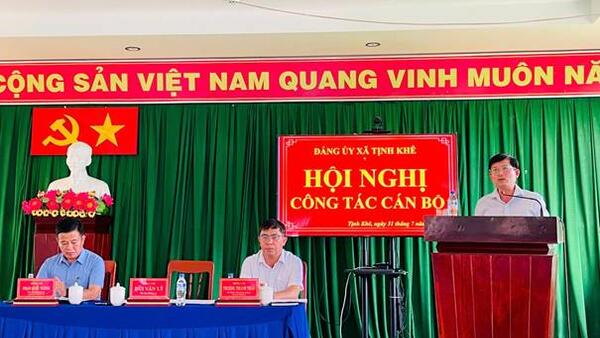 HỘI NGHỊ BỔ SUNG NHÂN SỰ BAN CHẤP HÀNH ĐẢNG BỘ  XÃ TỊNH KHÊ KHÓA I, NHIỆM KỲ 2025 – 2030