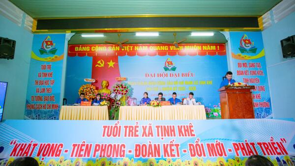 TỔ CHỨC THÀNH CÔNG ĐẠI HỘI ĐẠI BIỂU ĐOÀN TNCS HỒ CHÍ MINH XÃ TỊNH KHÊ KHÓA I, NHIỆM KỲ 2025 - 2030